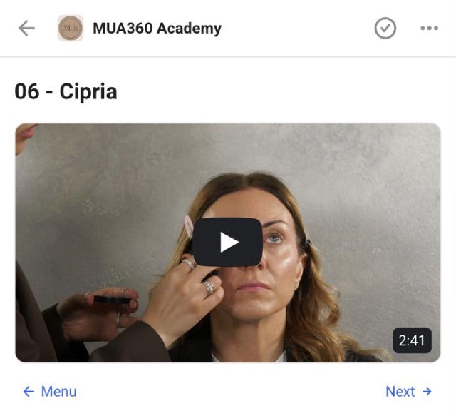 Lezione 06 del corso: Cipria