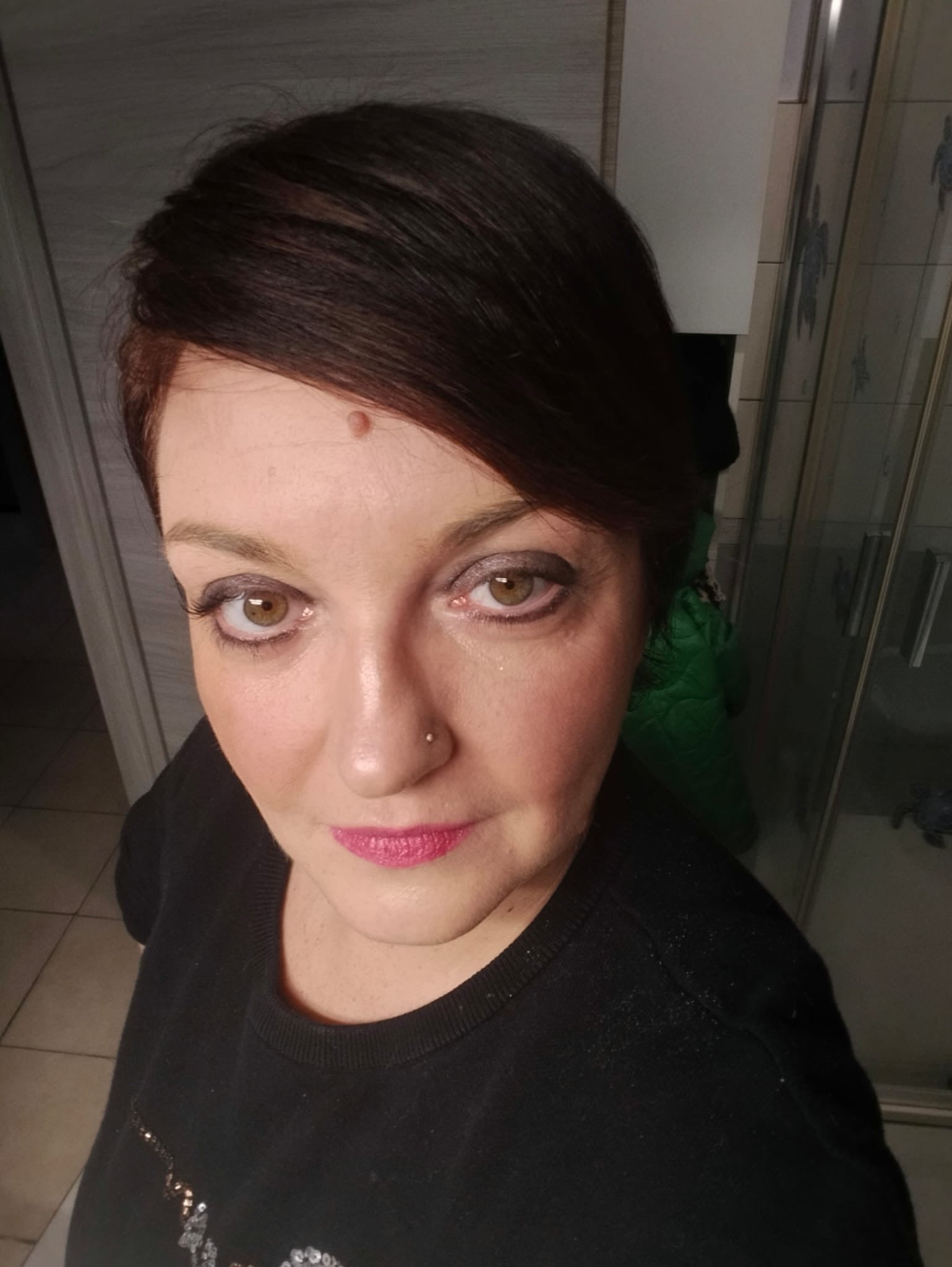 Loredana truccata come faceva prima